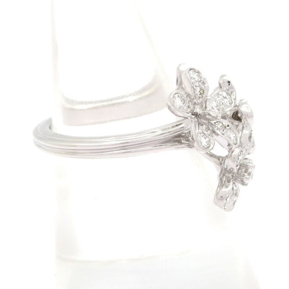 Van Cleef & Arpels Ring 52 Socrates Entre le Door 18k White Gold Diamond — view 2