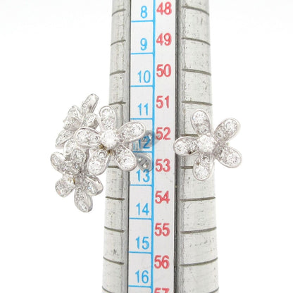 Van Cleef & Arpels Ring 52 Socrates Entre le Door 18k White Gold Diamond — view 6