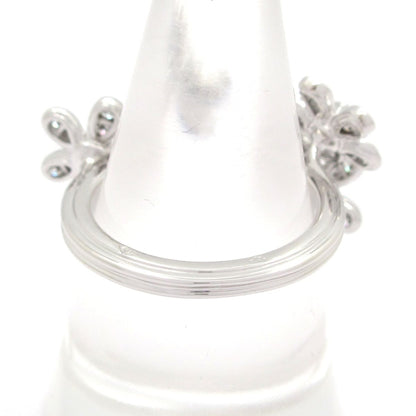 Van Cleef & Arpels Ring 52 Socrates Entre le Door 18k White Gold Diamond — view 3