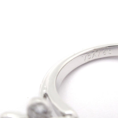 Van Cleef & Arpels Ring 52 Socrates Entre le Door 18k White Gold Diamond — view 5