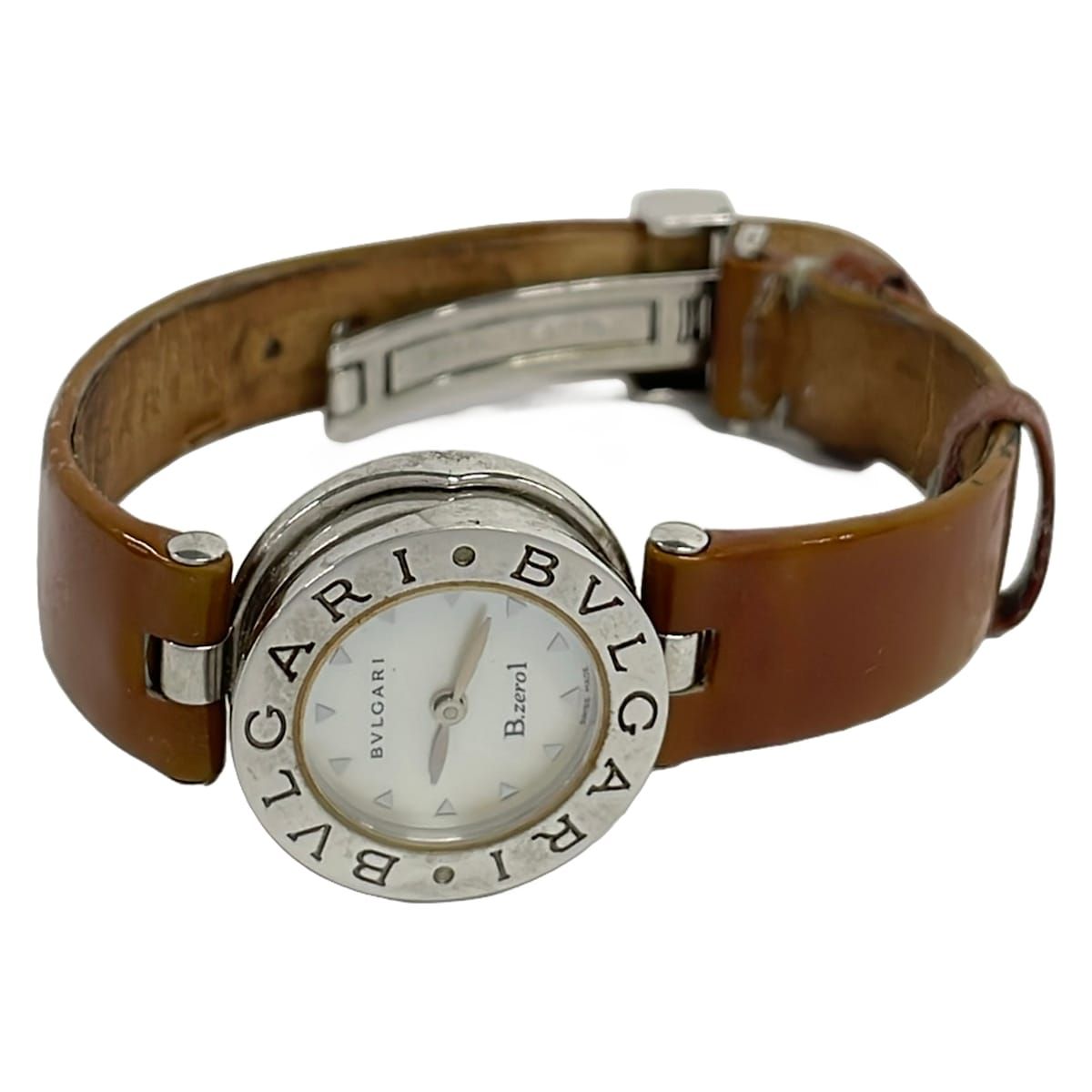 Bvlgari Watch Leather Shell Dial White — view 2