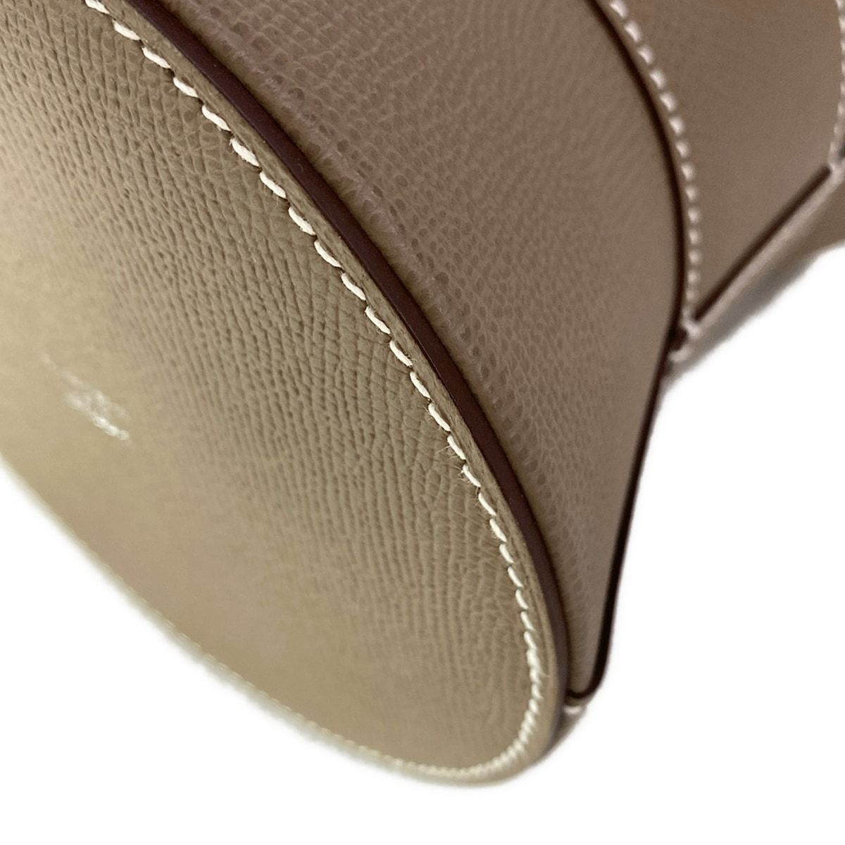 Hermes Handbag Mini Medall Etoupe Silver — view 9