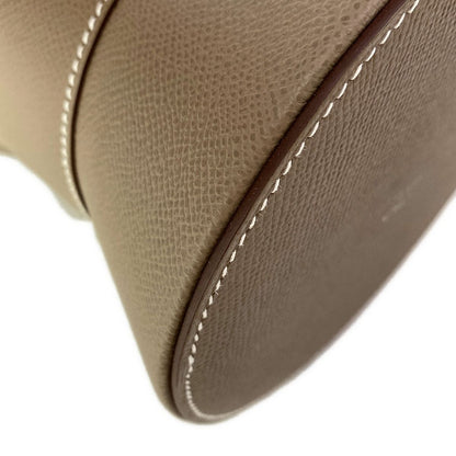 Hermes Handbag Mini Medall Etoupe Silver — view 8