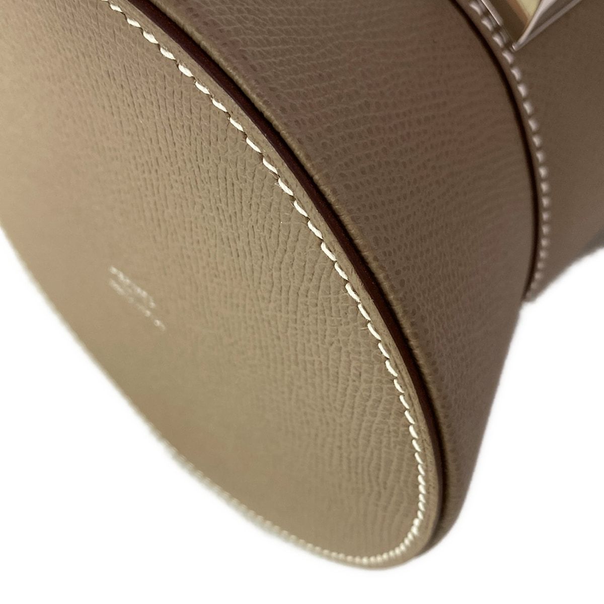 Hermes Handbag Mini Medall Etoupe Silver — view 7