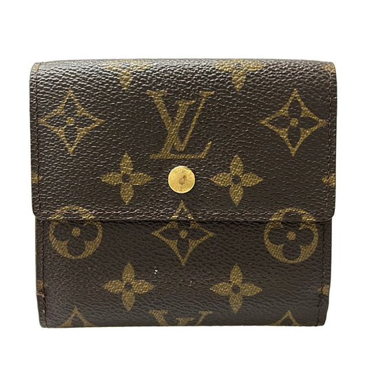 Louis Vuitton Hook Wallet Monogram Porte Monet Billets Cult Cles Leather
