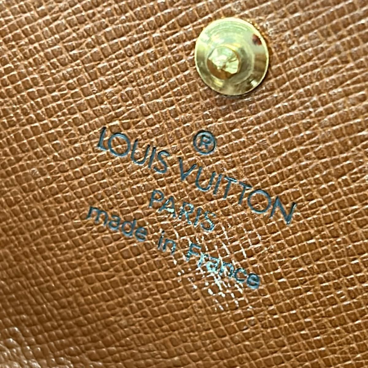 Louis Vuitton Hook Wallet Monogram Porte Monet Billets Cult Cles Leather — view 5