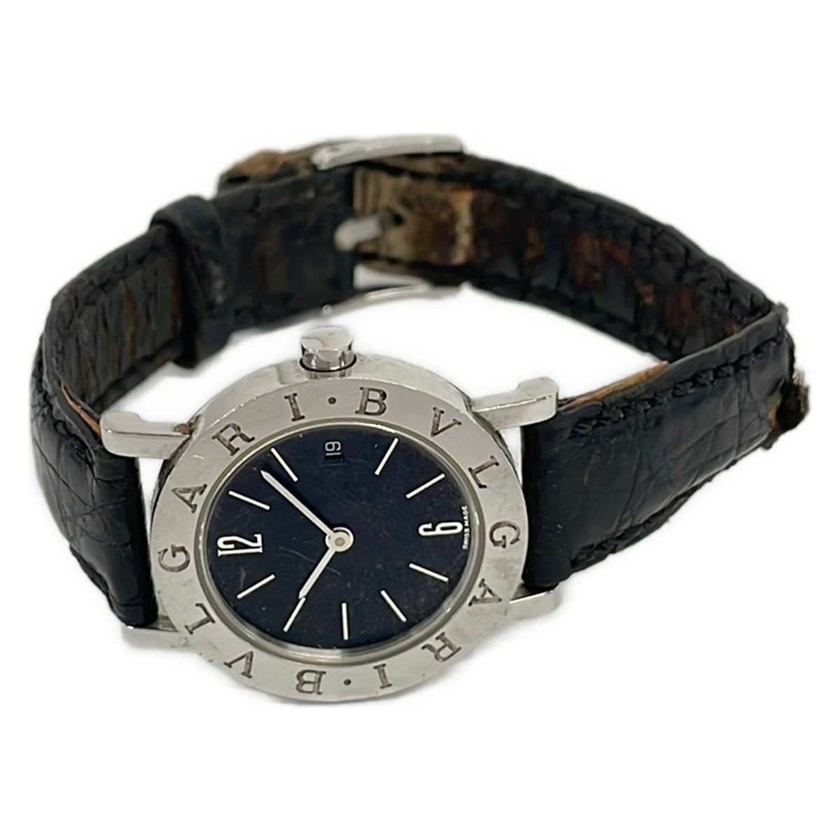 Bvlgari Watch Leather Black — view 2