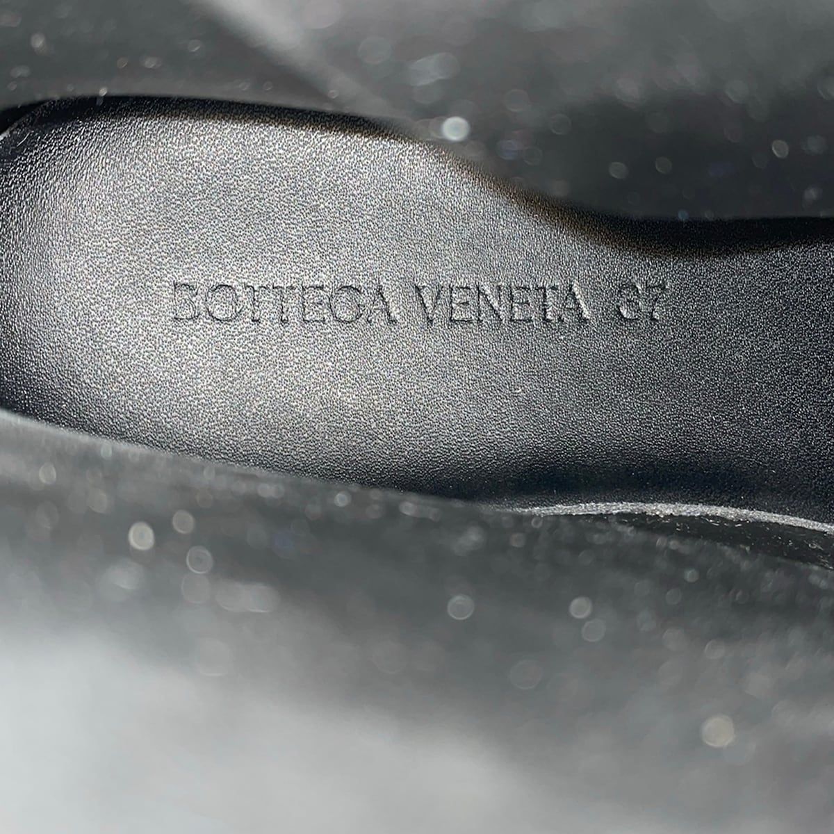 Bottega Veneta Short Boots 37 Stride Ankle Rubber Black — view 5