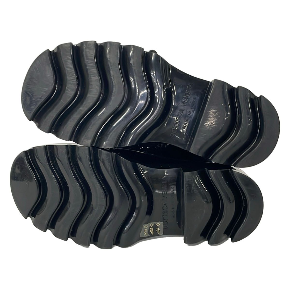 Bottega Veneta Short Boots 37 Stride Ankle Rubber Black — view 4