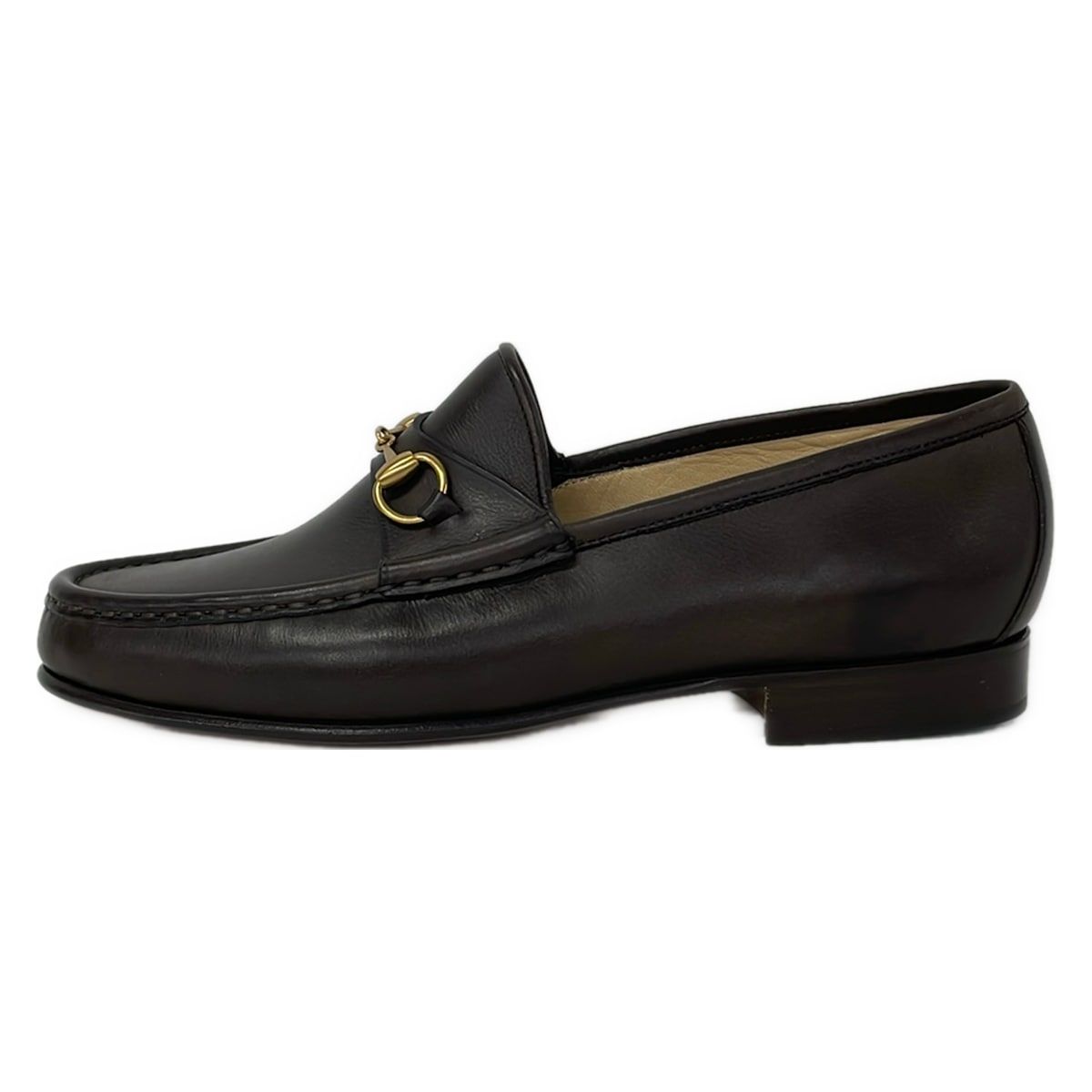Gucci Loafers 37 C Dark Brown Horsebit Leather