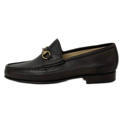 Gucci Loafers 37 C Dark Brown Horsebit Leather