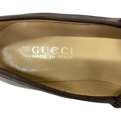 Gucci Loafers 37 C Dark Brown Horsebit Leather — view 5