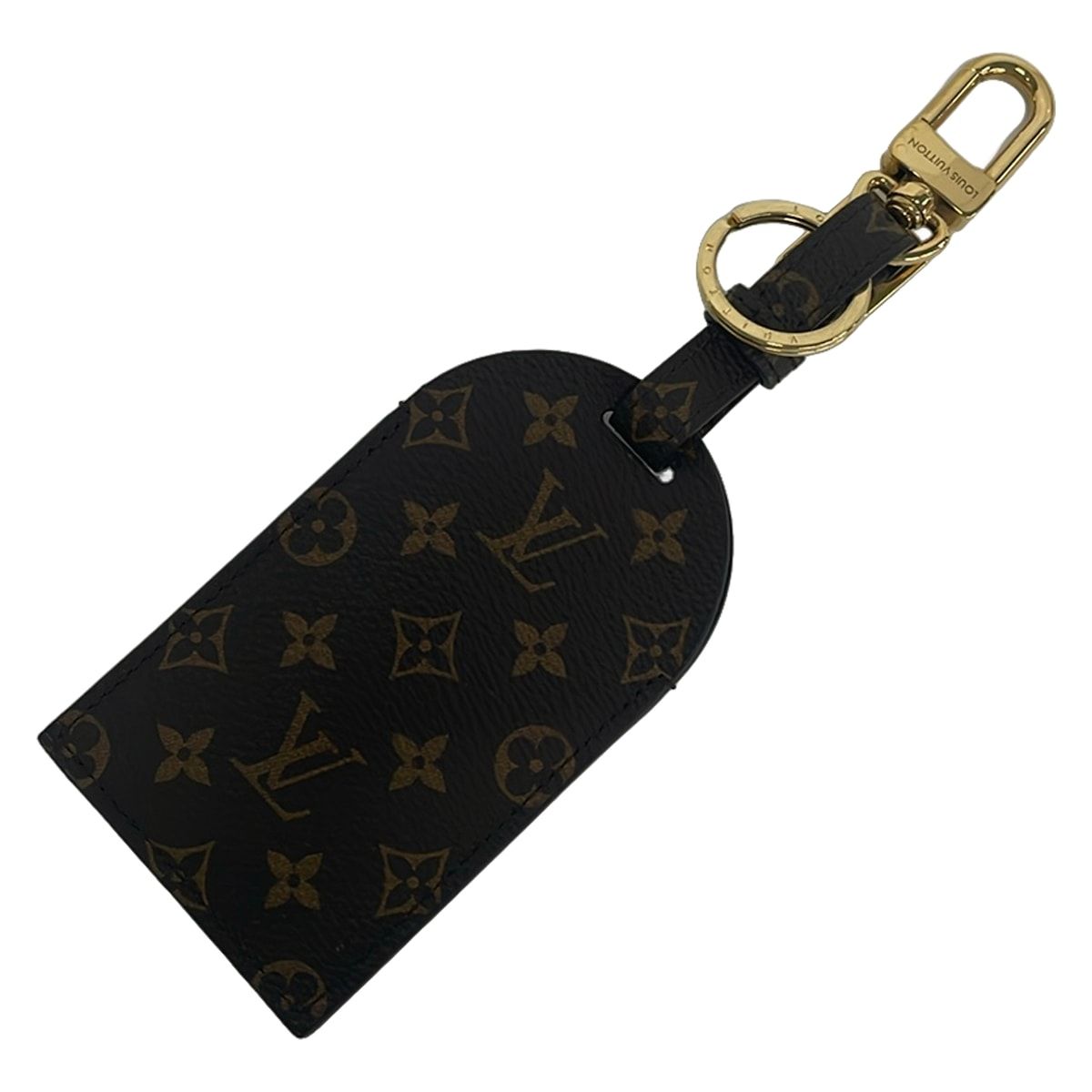 Louis Vuitton LV Fornasetti Porte Cles Tagua Kitetura Monogram White Name — view 2
