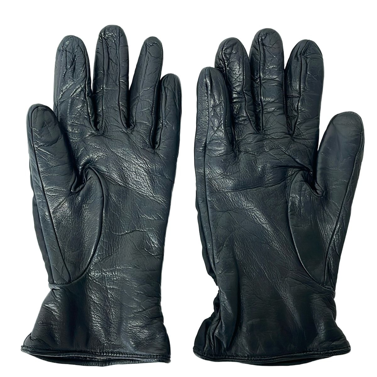 Prada Gloves Black Cashmere Leather — view 3