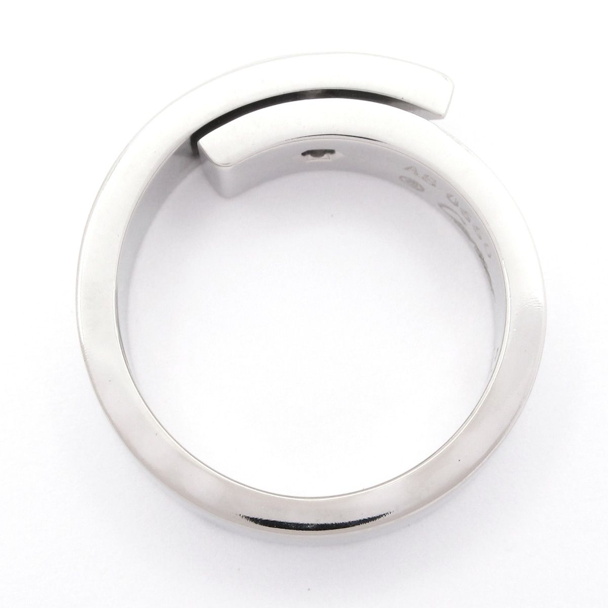 Cartier Ring 51 Anniversary 18k White Gold Diamond Carat — view 4