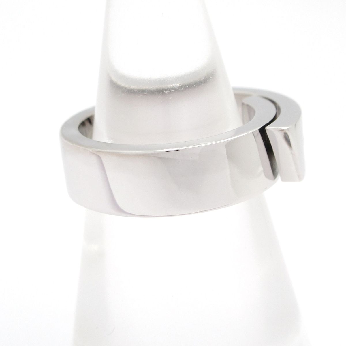 Cartier Ring 51 Anniversary 18k White Gold Diamond Carat — view 2