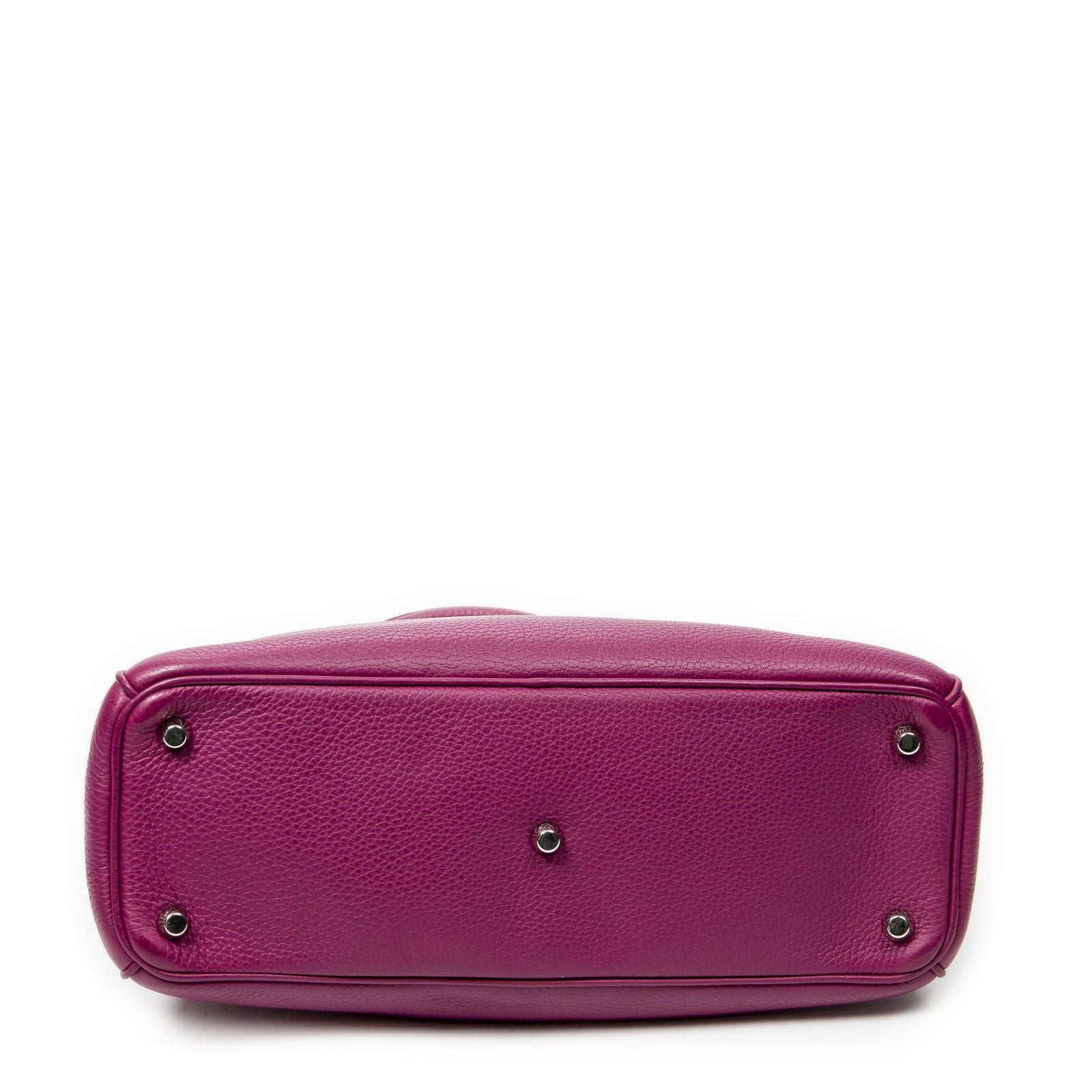 Dior Diorissimo Tote Purple Gray Calfskin Leather — view 6