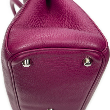 Dior Diorissimo Tote Purple Gray Calfskin Leather — view 7