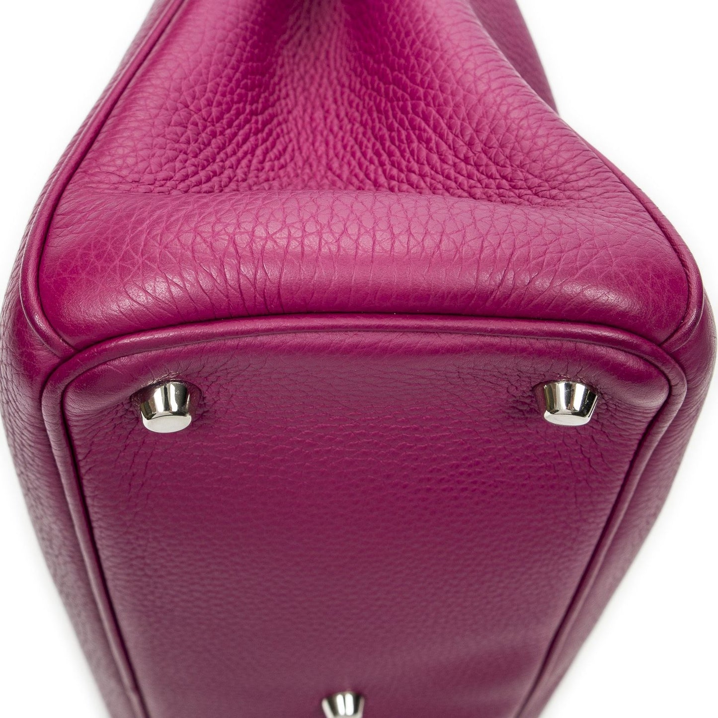 Dior Diorissimo Tote Purple Gray Calfskin Leather — view 8