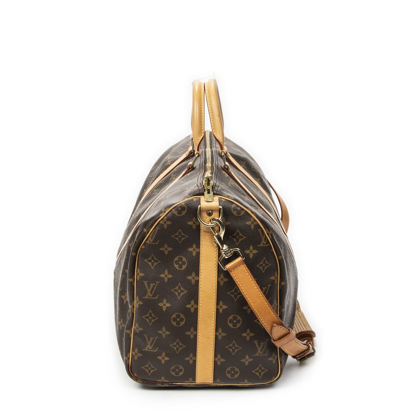 Louis Vuitton Keepall Bandouliere Brown Monogram Canvas — view 3