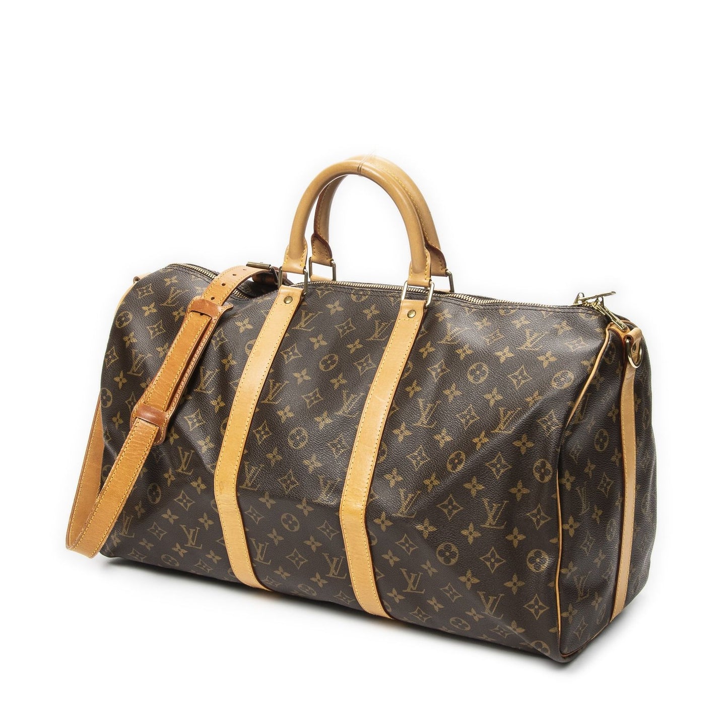 Louis Vuitton Keepall Bandouliere Brown Monogram Canvas — view 2
