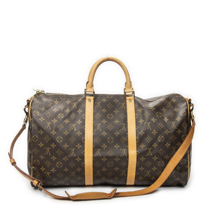 Louis Vuitton Keepall Bandouliere Brown Monogram Canvas — view 5