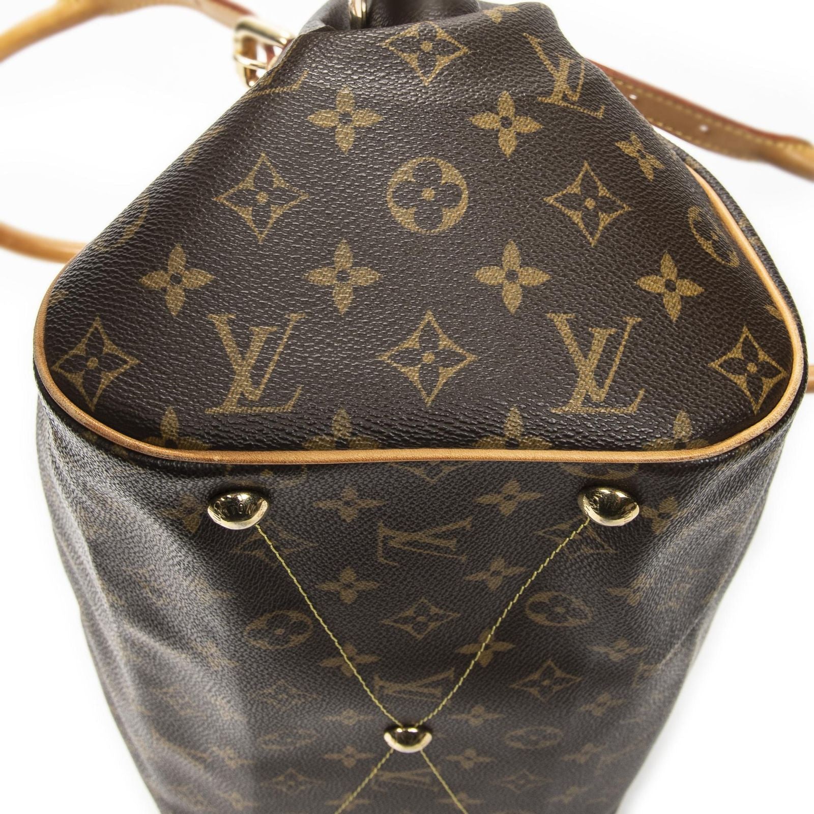 Louis Vuitton Tivoli Brown Monogram Canvas Messenger — view 8