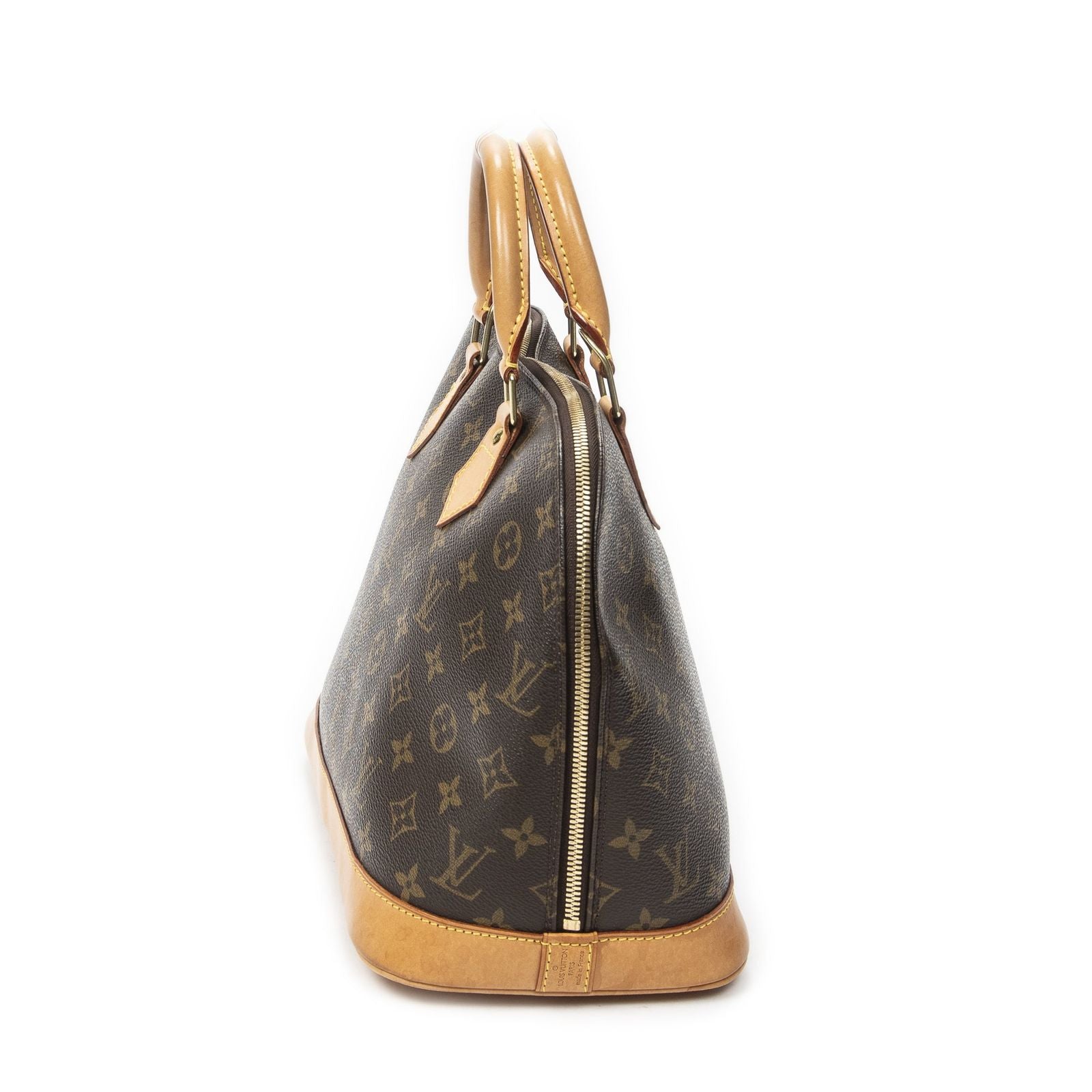 Louis Vuitton Alma Brown Monogram Canvas Handbag — view 3