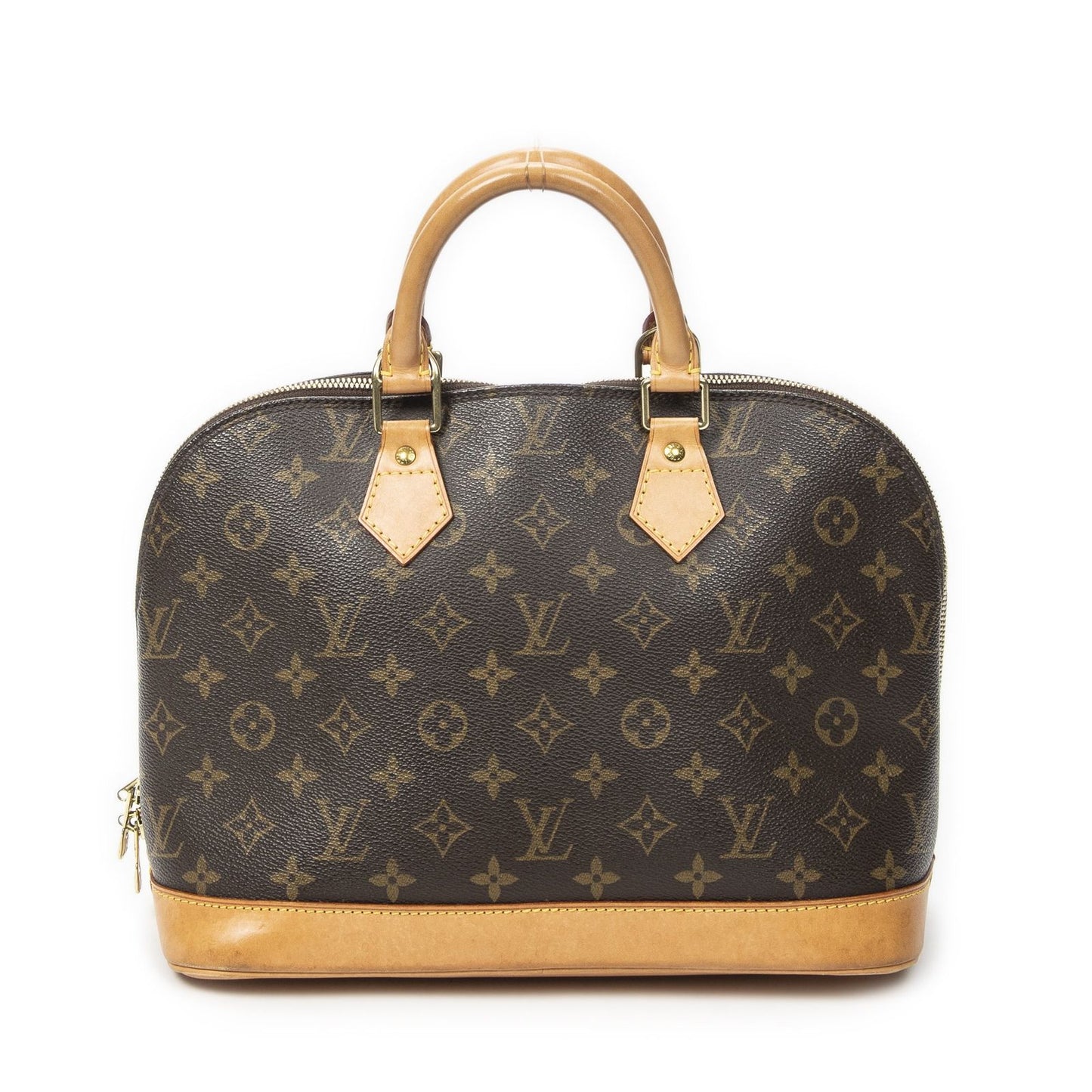 Louis Vuitton Alma Brown Monogram Canvas Handbag