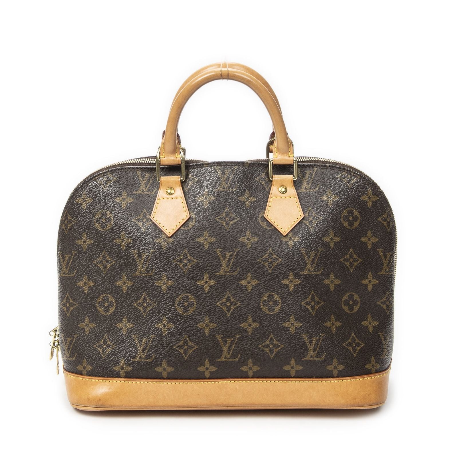 Louis Vuitton Alma Brown Monogram Canvas Handbag