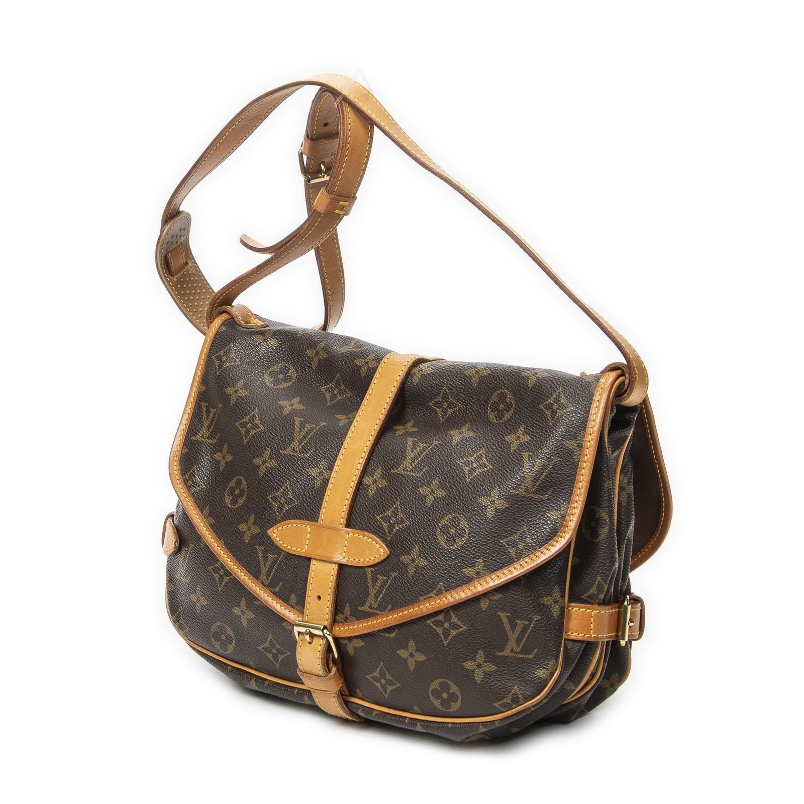 Louis Vuitton Saumur Brown Monogram Canvas — view 2