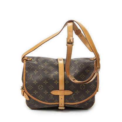 Louis Vuitton Saumur Brown Monogram Canvas — view 5