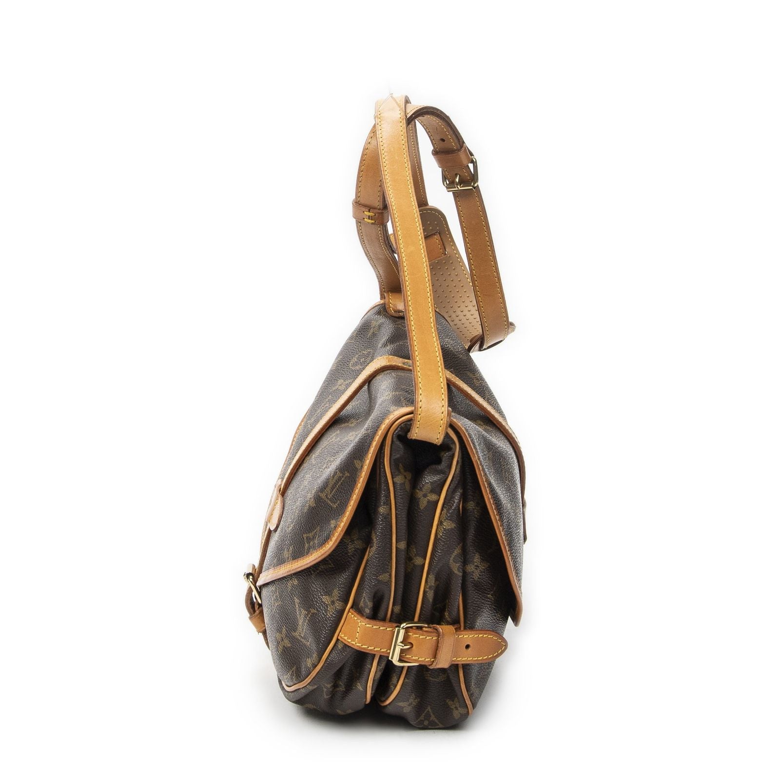 Louis Vuitton Saumur Brown Monogram Canvas — view 3