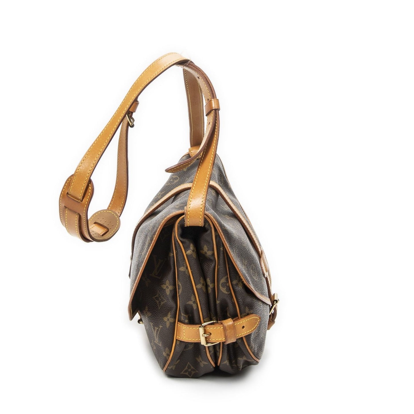 Louis Vuitton Saumur Brown Monogram Canvas — view 4