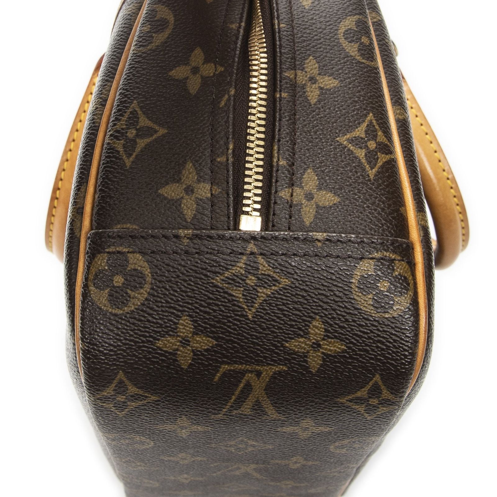 Louis Vuitton Brown Monogram Canvas Handbag — view 8