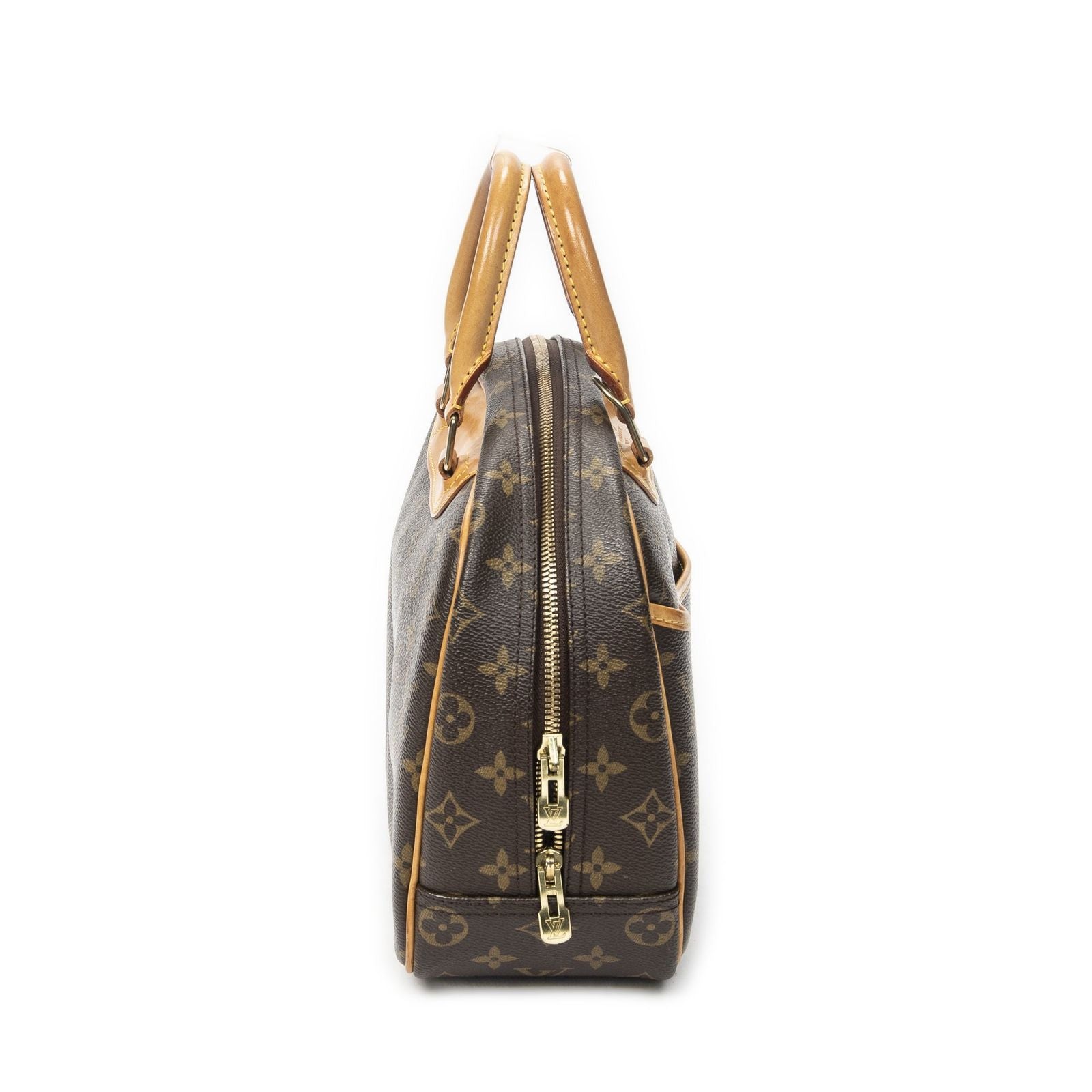 Louis Vuitton Brown Monogram Canvas Handbag — view 4