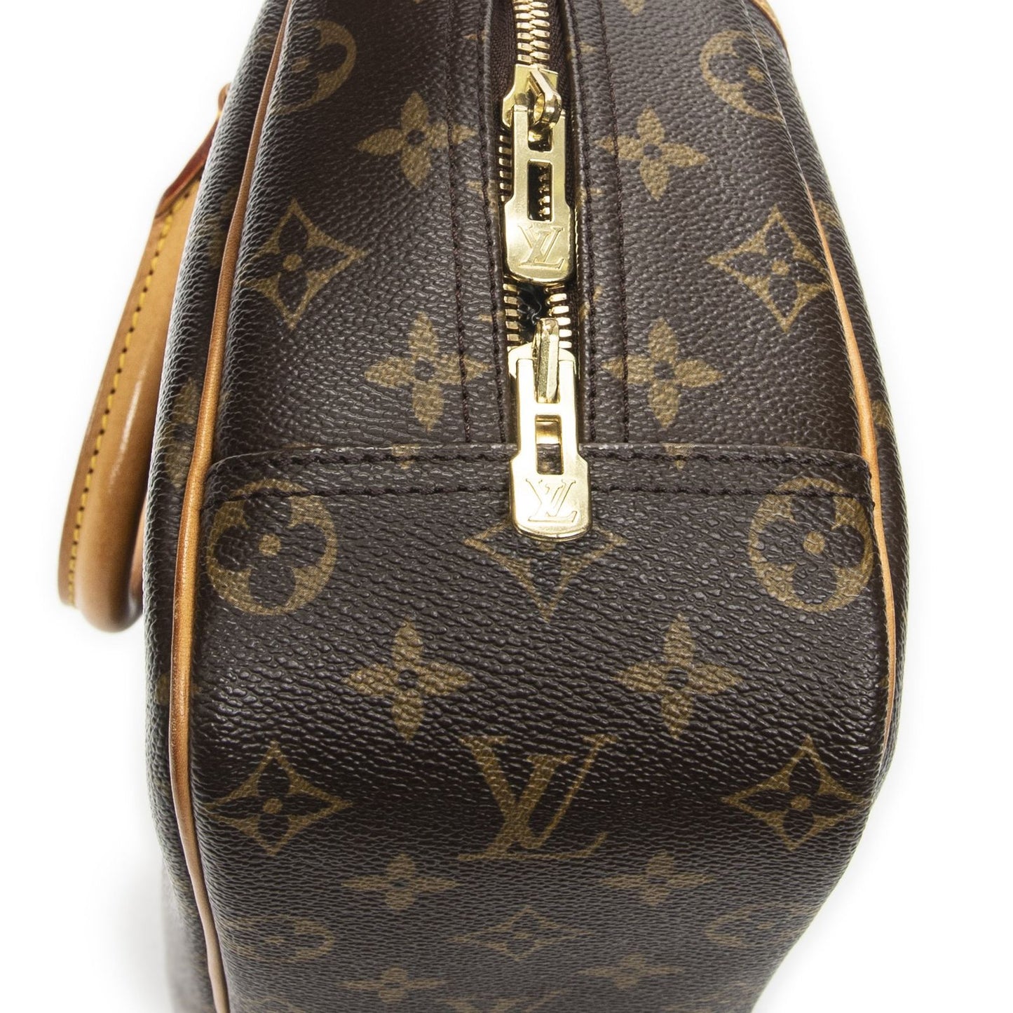 Louis Vuitton Brown Monogram Canvas Handbag — view 7