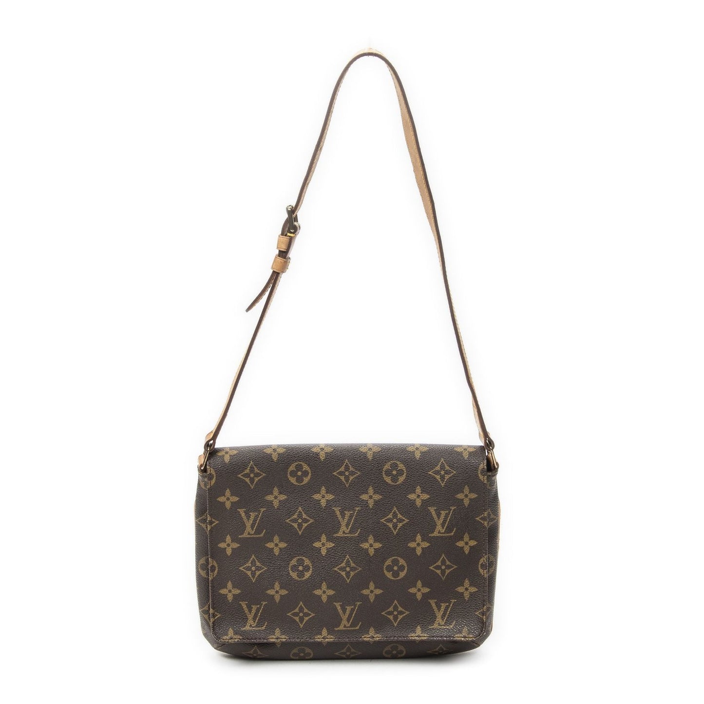 Louis Vuitton Musette Tango Brown Monogram Canvas Messenger