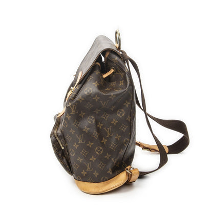 Louis Vuitton Montsouris Brown Monogram Canvas — view 3