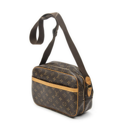 Louis Vuitton Reporter Brown Monogram Canvas Messenger — view 2