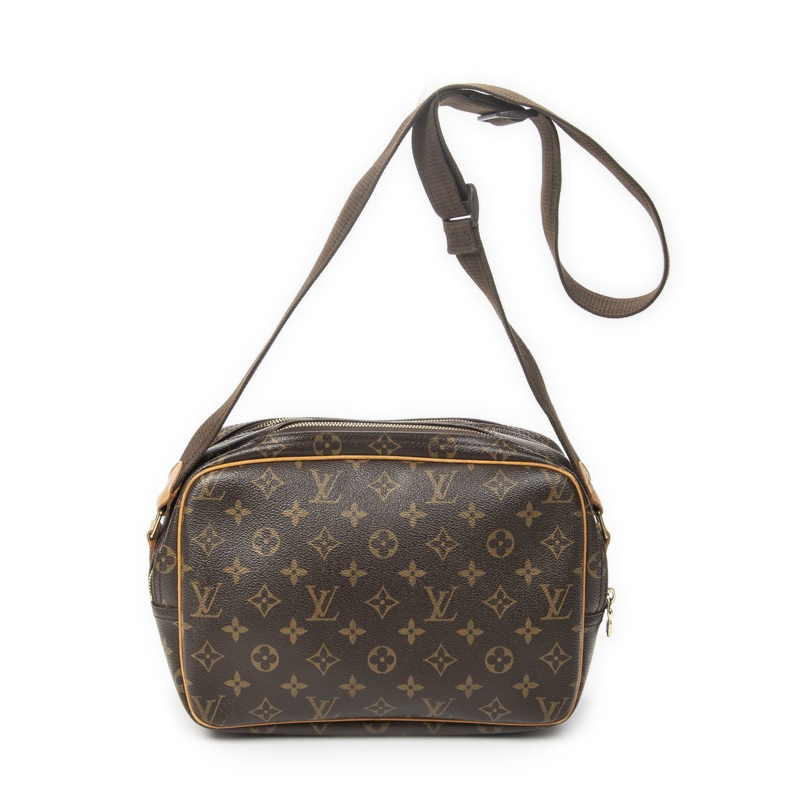 Louis Vuitton Reporter Brown Monogram Canvas Messenger — view 5