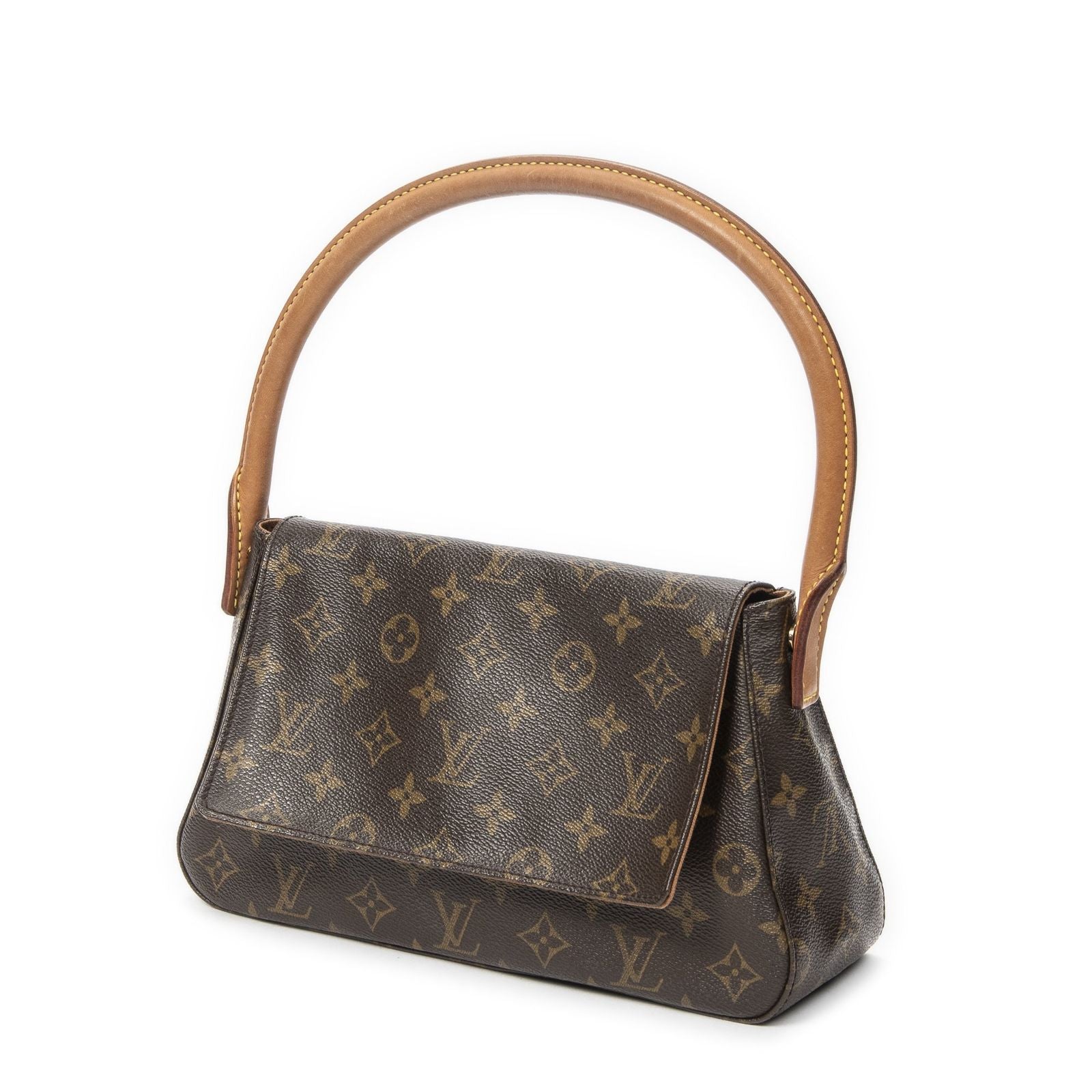 Louis Vuitton Mini Looping Brown Monogram Canvas Messenger — view 2