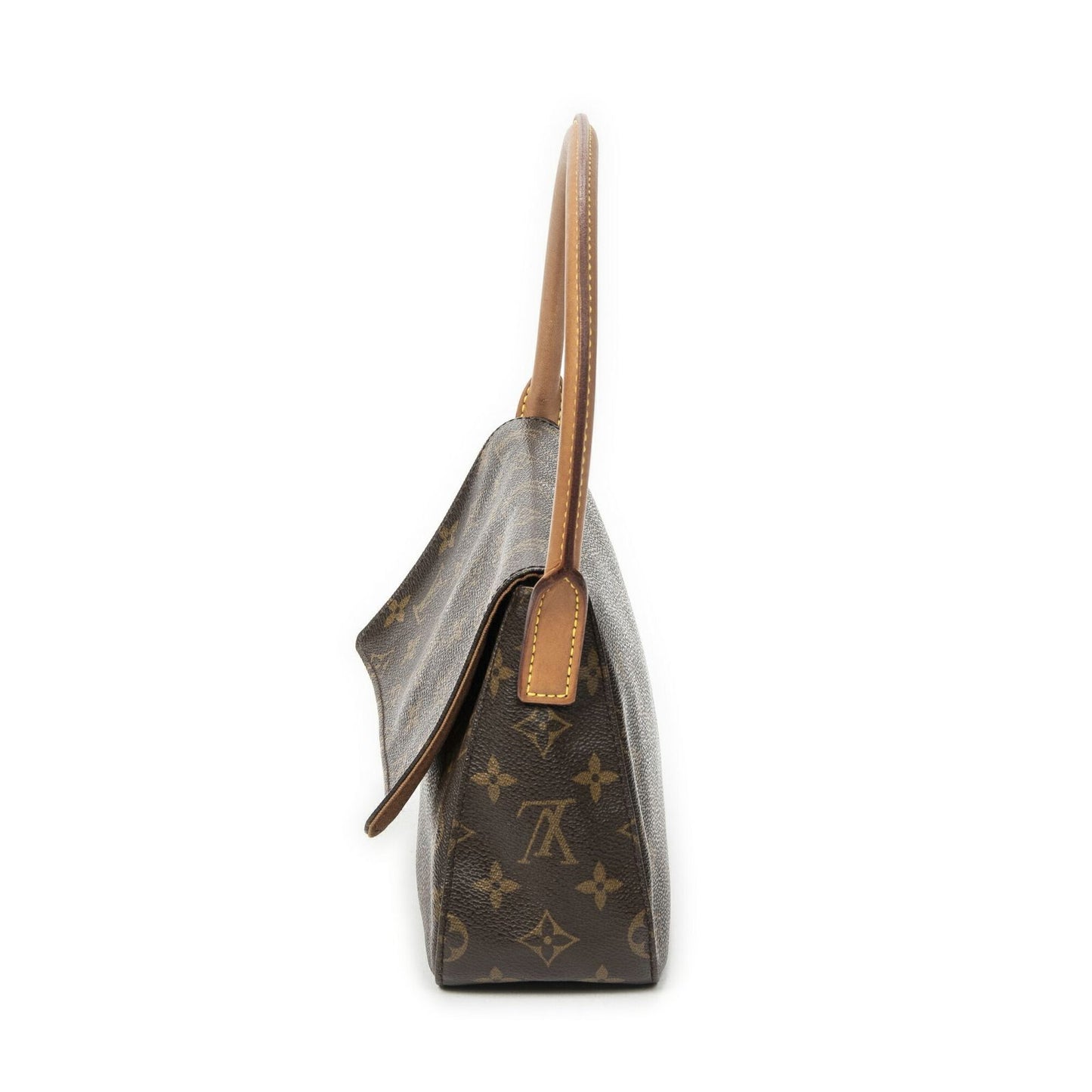 Louis Vuitton Mini Looping Brown Monogram Canvas Messenger — view 3