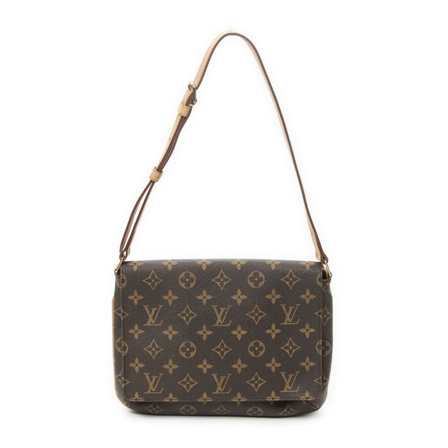 Louis Vuitton Musette Tango Brown Monogram Canvas Messenger