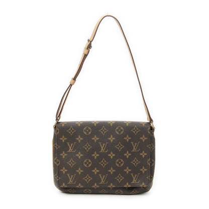 Louis Vuitton Musette Tango Brown Monogram Canvas Messenger
