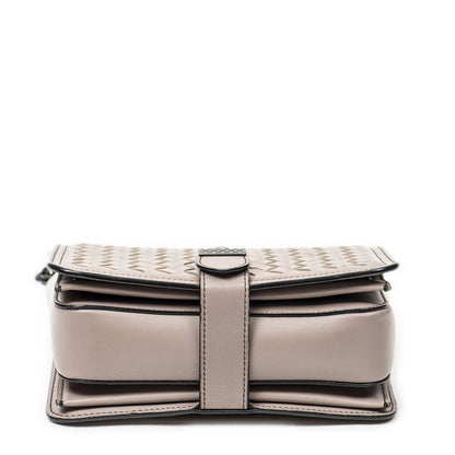 Bottega Veneta Mini Runway Pink Intrecciato Leather Messenger — view 6