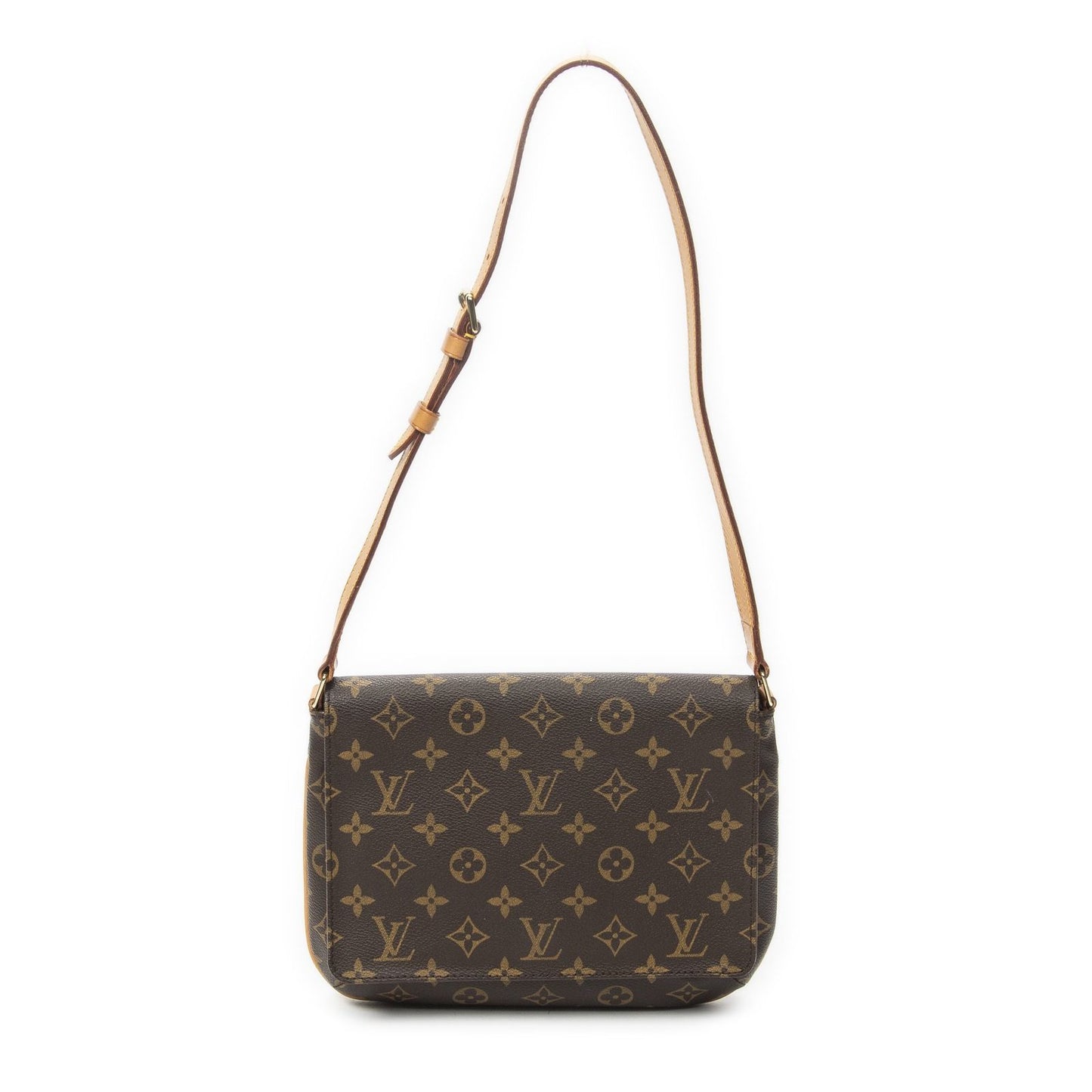 Louis Vuitton Musette Tango Brown Monogram Canvas Messenger
