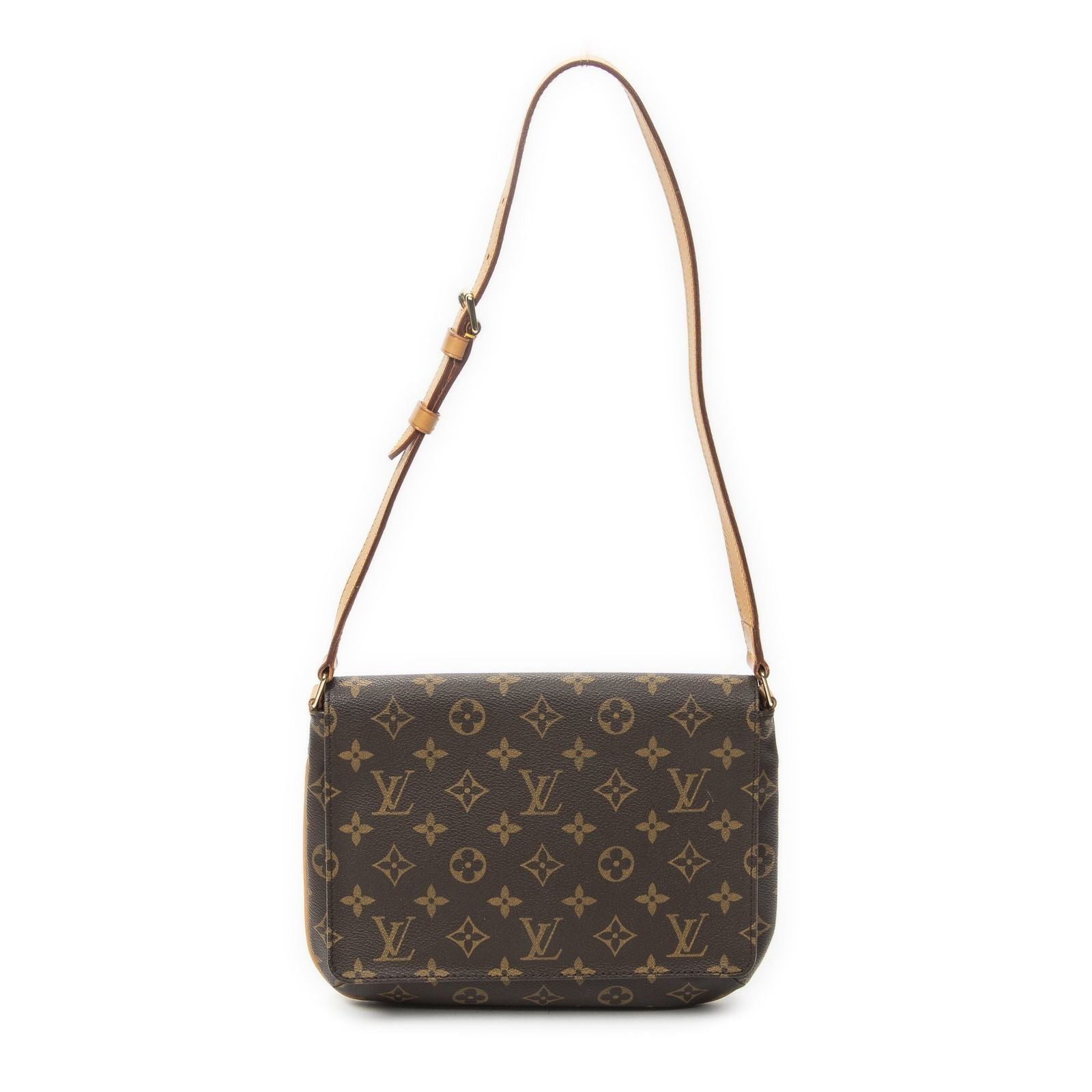 Louis Vuitton Musette Tango Brown Monogram Canvas Messenger
