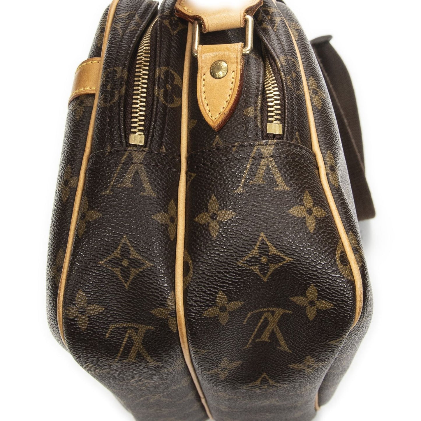 Louis Vuitton Reporter Brown Monogram Canvas Messenger — view 8