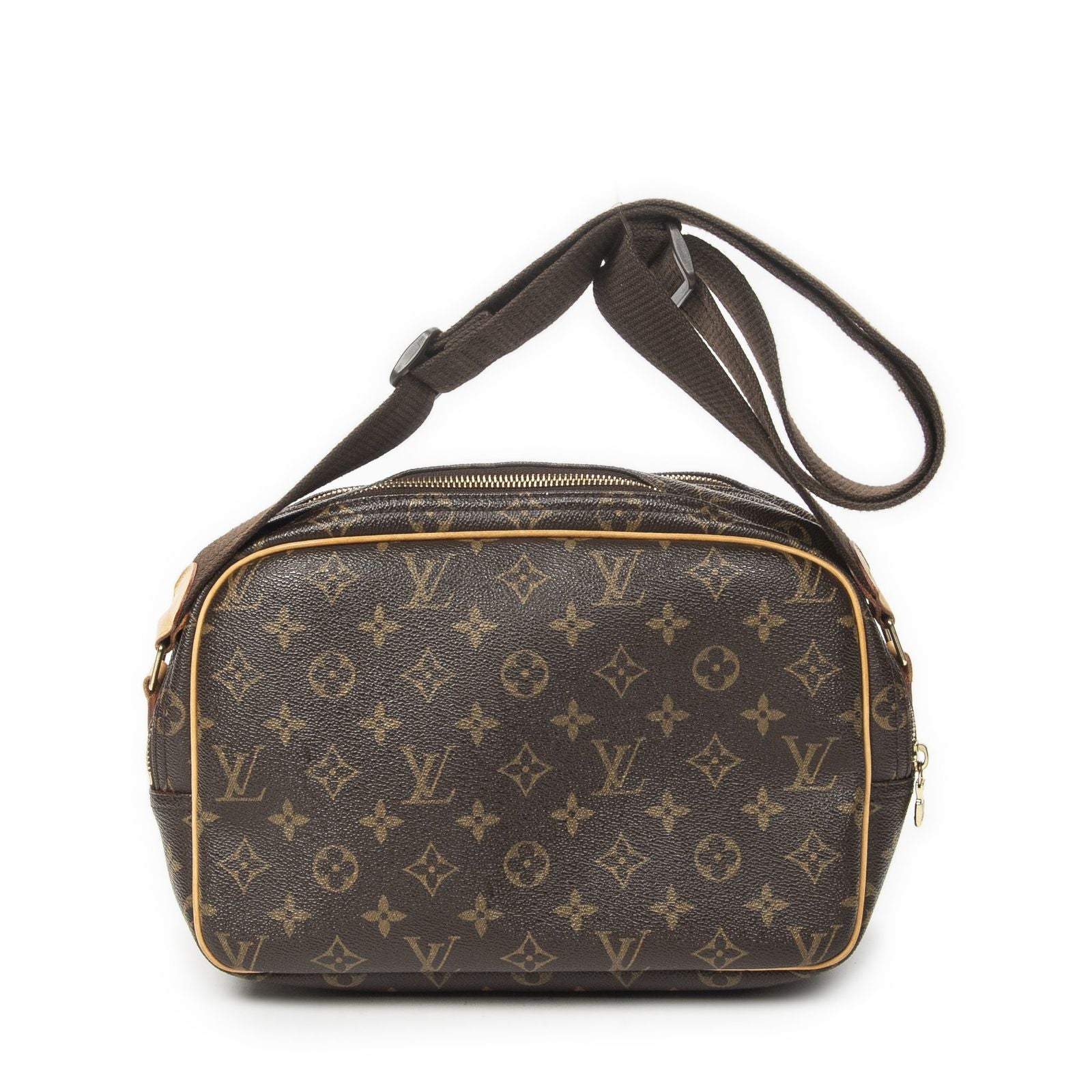 Louis Vuitton Reporter Brown Monogram Canvas Messenger — view 5